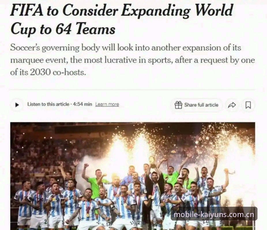 世界杯扩军至66队最新动态：2030年或迎历史性变革，中国男足能否搭上末班车？
